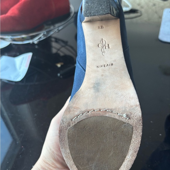 Cole Haan Nike Air royal blue leather boots W8 - Picture 2 of 6